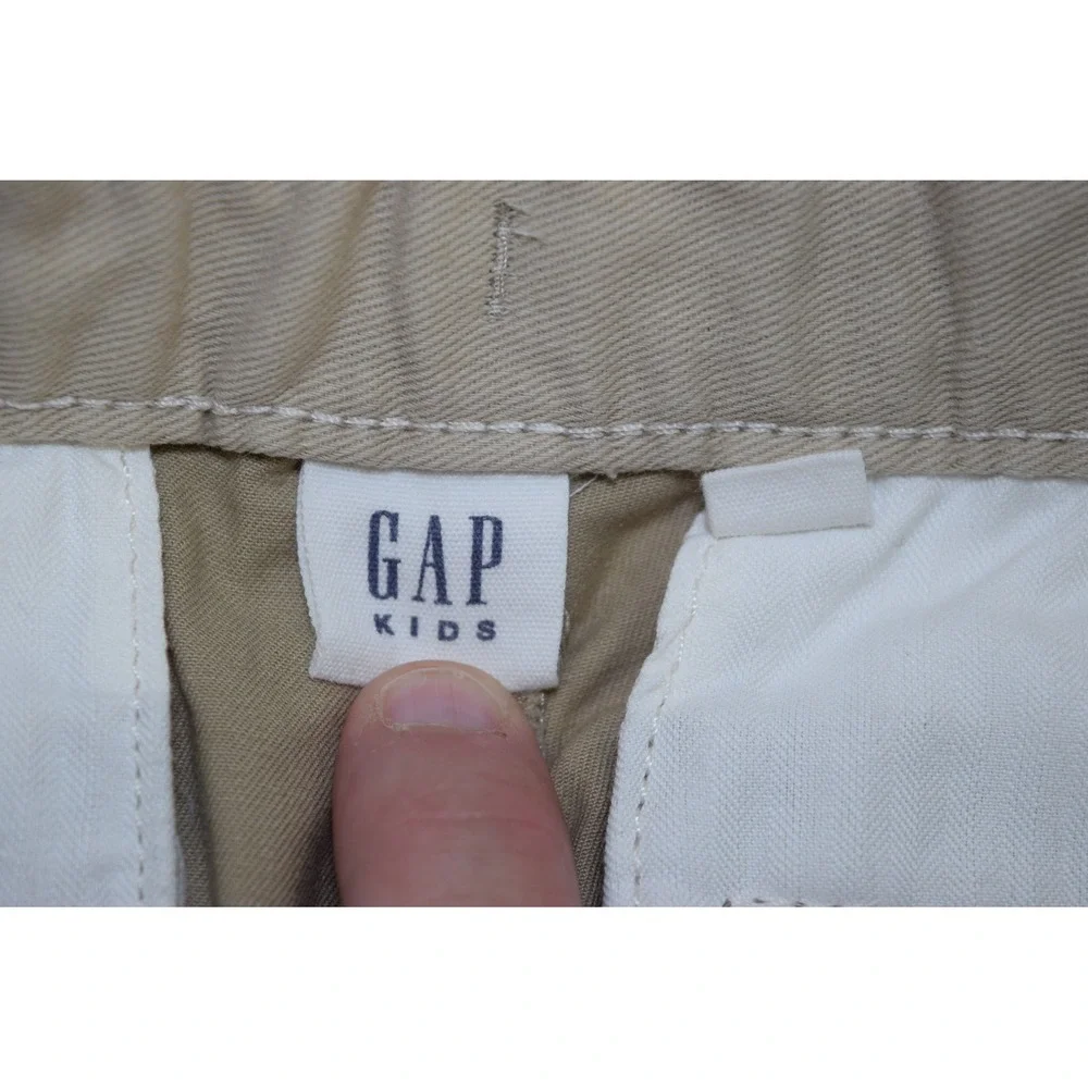 Gap Kids BOYS 7 Tan Beige CHINO Khakis Pants School Church Dress Preppy Like Dad